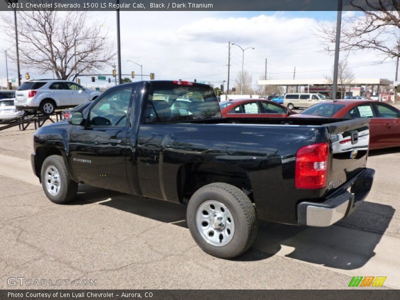 Black / Dark Titanium 2011 Chevrolet Silverado 1500 LS Regular Cab