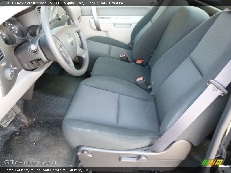 Black / Dark Titanium 2011 Chevrolet Silverado 1500 LS Regular Cab