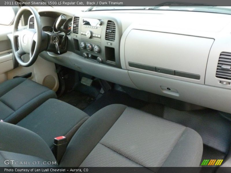 Black / Dark Titanium 2011 Chevrolet Silverado 1500 LS Regular Cab