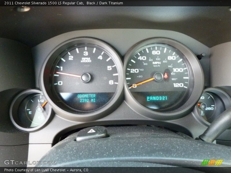 Black / Dark Titanium 2011 Chevrolet Silverado 1500 LS Regular Cab