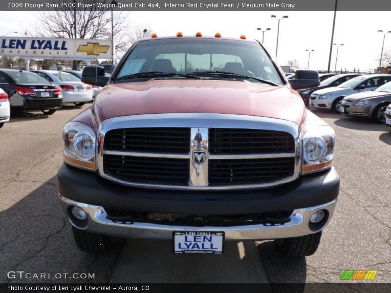 Inferno Red Crystal Pearl / Medium Slate Gray 2006 Dodge Ram 2500 Power Wagon Quad Cab 4x4