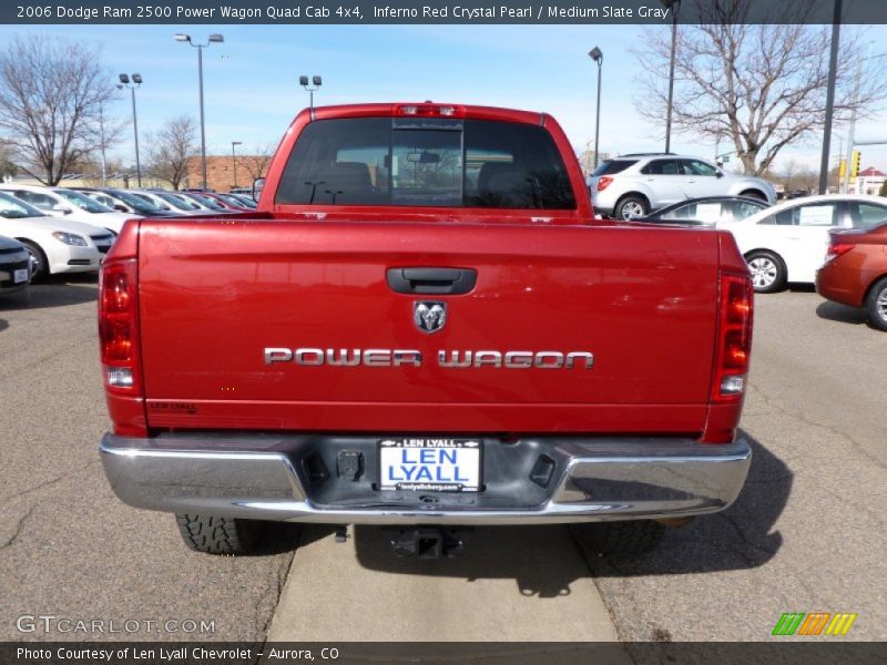Inferno Red Crystal Pearl / Medium Slate Gray 2006 Dodge Ram 2500 Power Wagon Quad Cab 4x4
