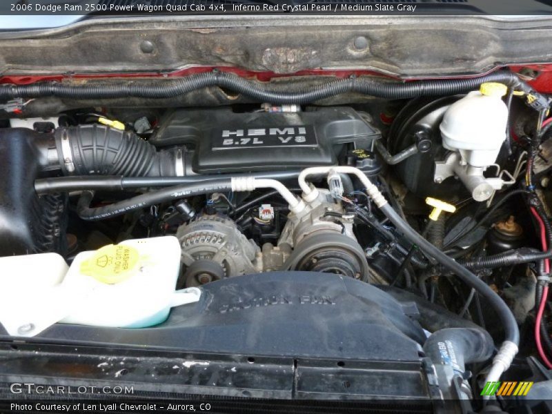 Inferno Red Crystal Pearl / Medium Slate Gray 2006 Dodge Ram 2500 Power Wagon Quad Cab 4x4