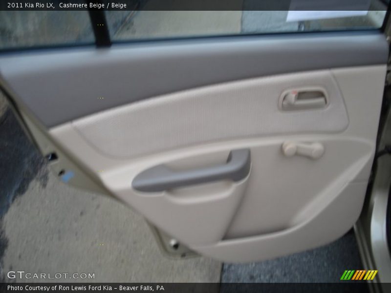 Cashmere Beige / Beige 2011 Kia Rio LX