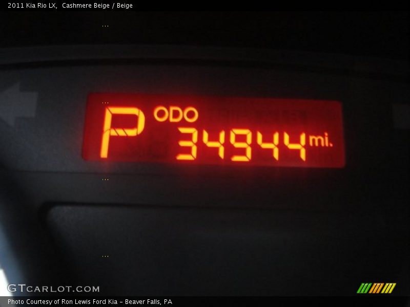 Cashmere Beige / Beige 2011 Kia Rio LX