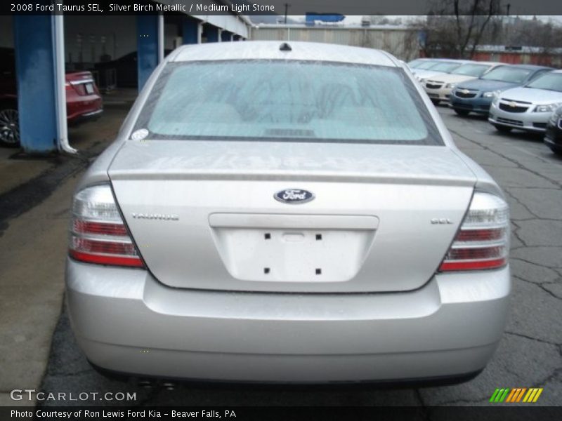 Silver Birch Metallic / Medium Light Stone 2008 Ford Taurus SEL