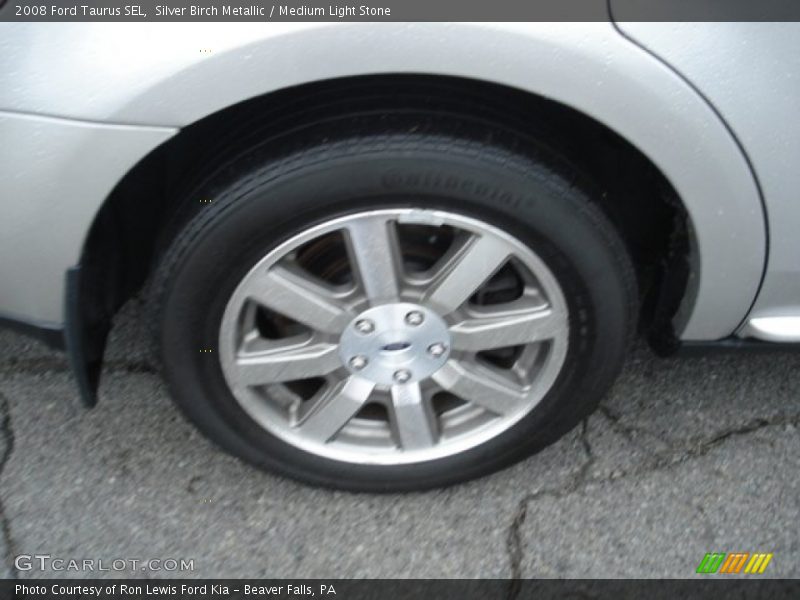 Silver Birch Metallic / Medium Light Stone 2008 Ford Taurus SEL