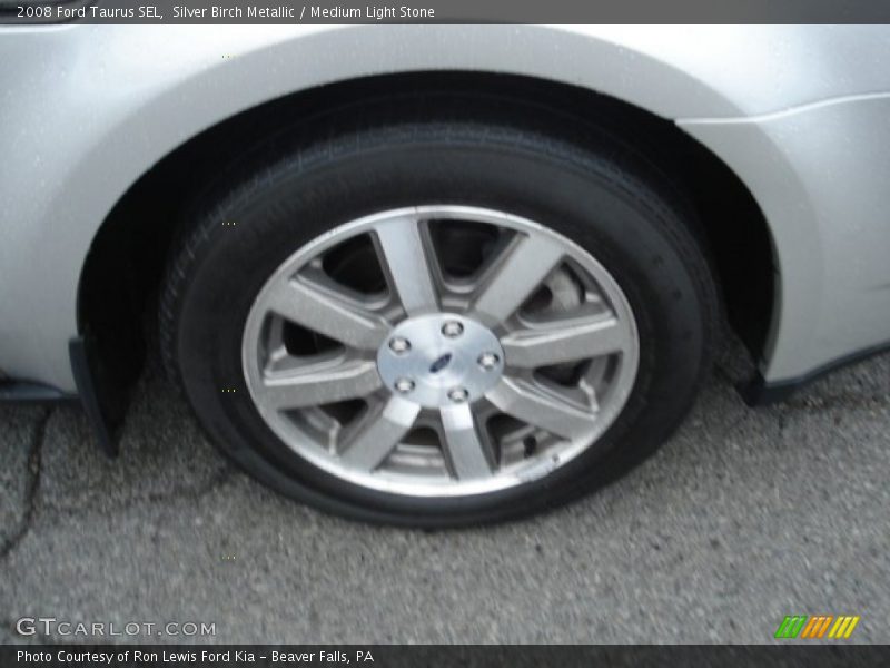 Silver Birch Metallic / Medium Light Stone 2008 Ford Taurus SEL