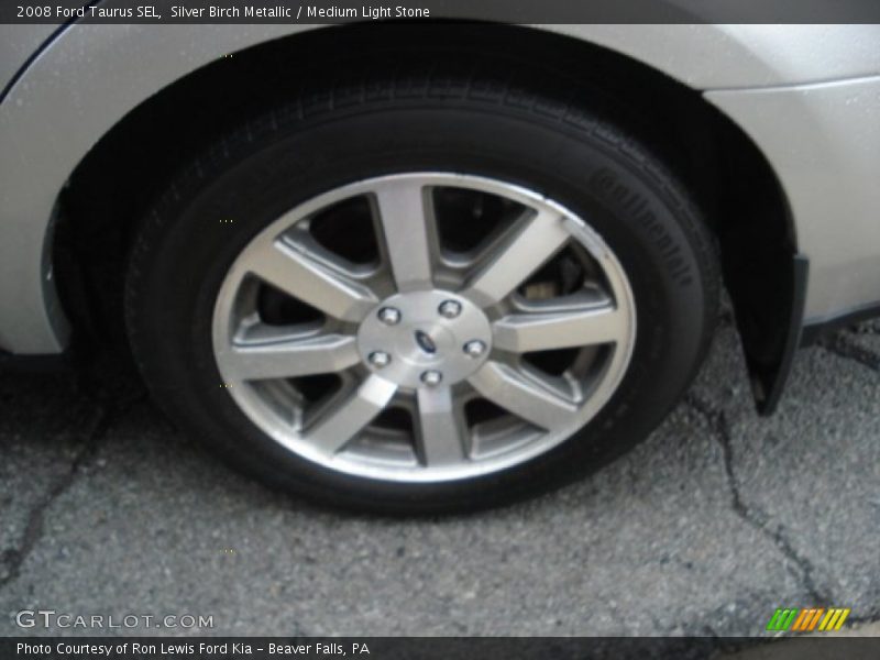 Silver Birch Metallic / Medium Light Stone 2008 Ford Taurus SEL