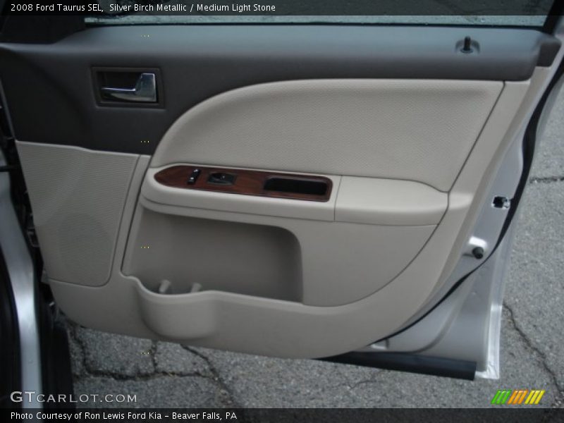 Silver Birch Metallic / Medium Light Stone 2008 Ford Taurus SEL