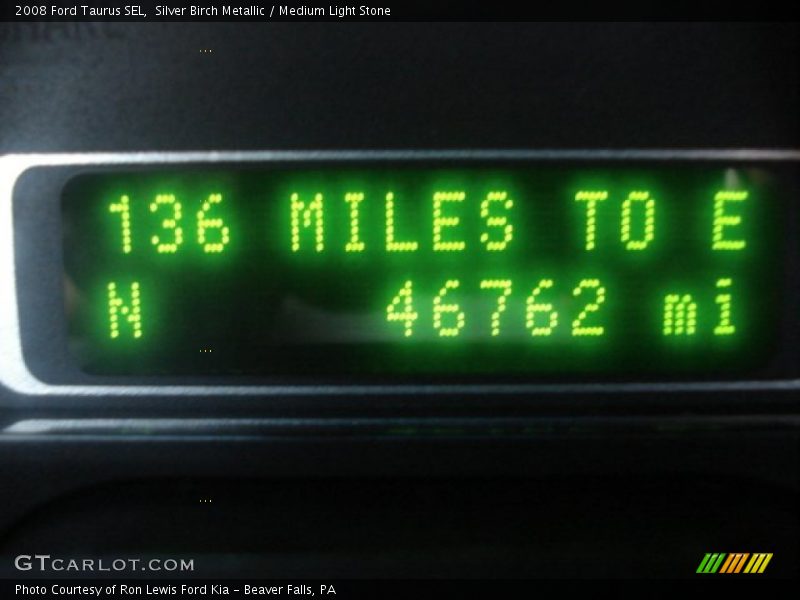 Silver Birch Metallic / Medium Light Stone 2008 Ford Taurus SEL