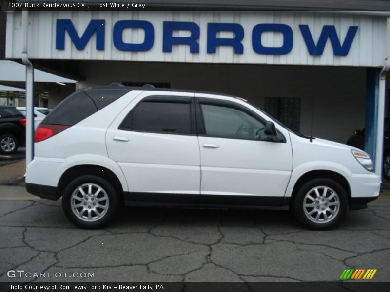 Frost White / Gray 2007 Buick Rendezvous CXL