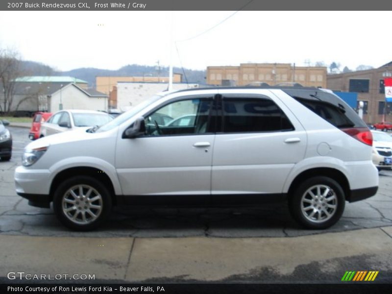 Frost White / Gray 2007 Buick Rendezvous CXL