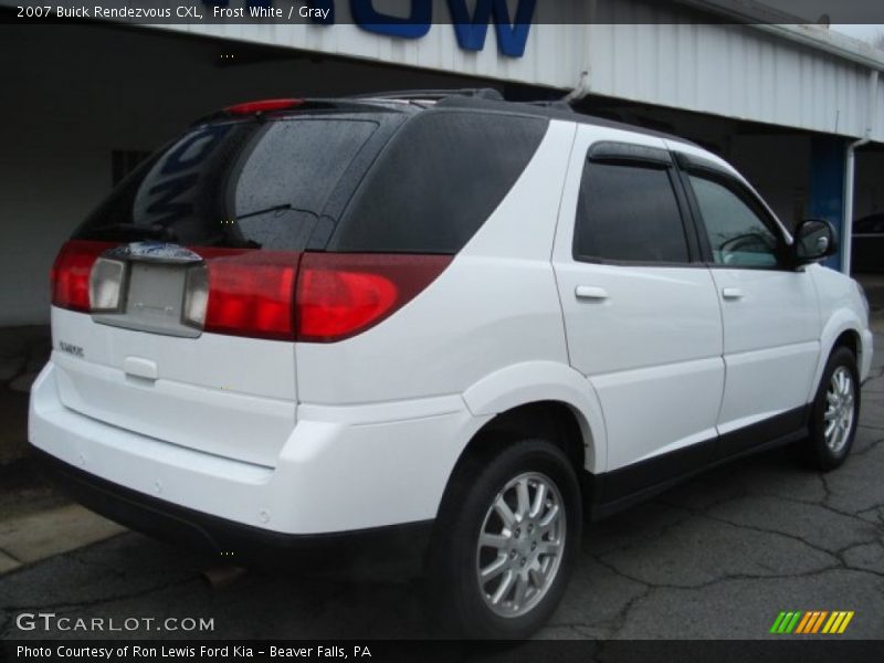 Frost White / Gray 2007 Buick Rendezvous CXL