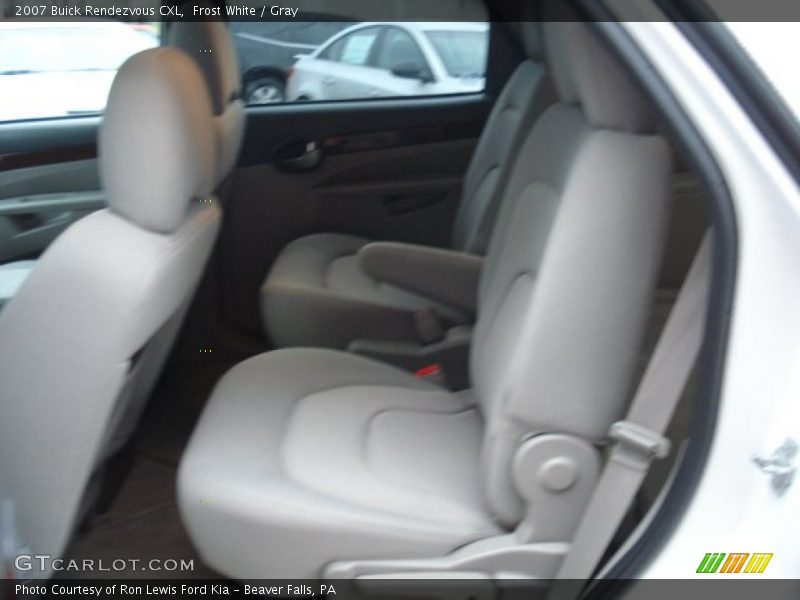 Frost White / Gray 2007 Buick Rendezvous CXL