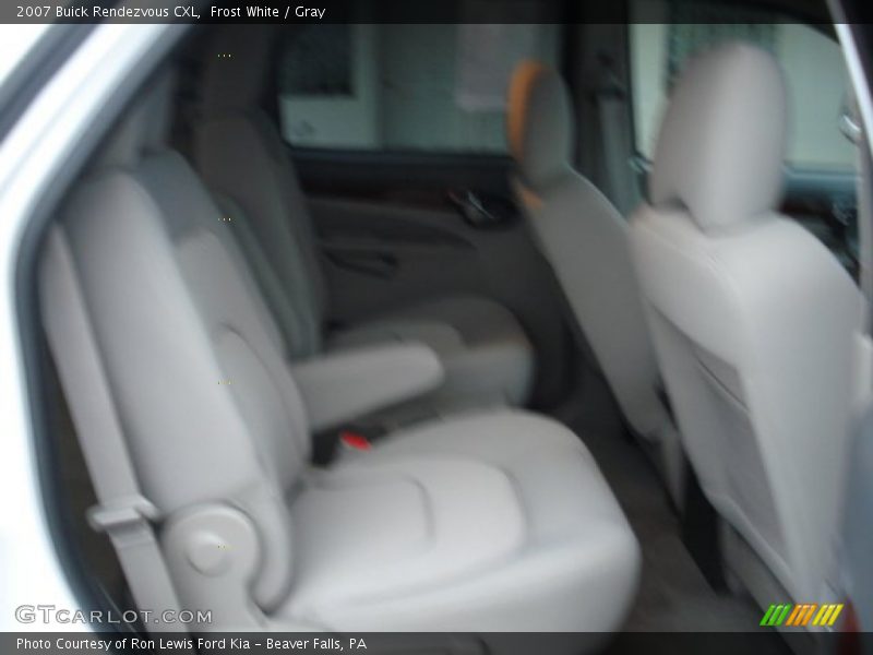 Frost White / Gray 2007 Buick Rendezvous CXL
