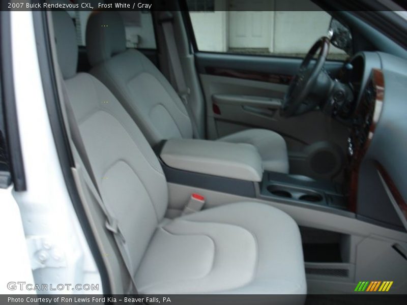 Frost White / Gray 2007 Buick Rendezvous CXL