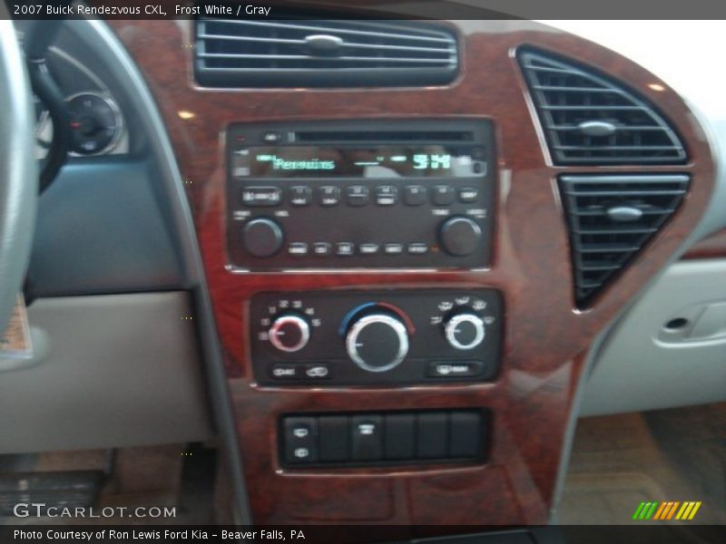 Frost White / Gray 2007 Buick Rendezvous CXL