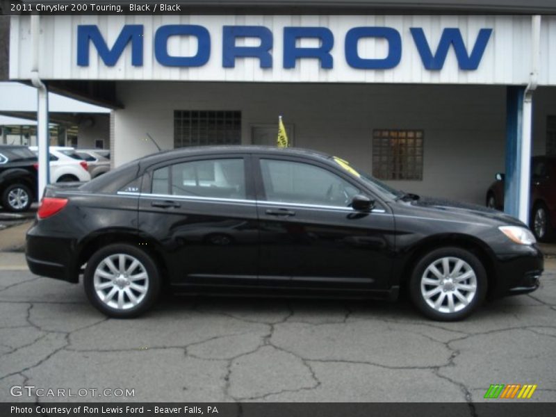 Black / Black 2011 Chrysler 200 Touring