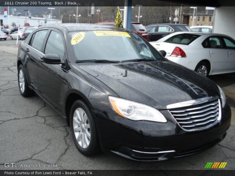 Black / Black 2011 Chrysler 200 Touring