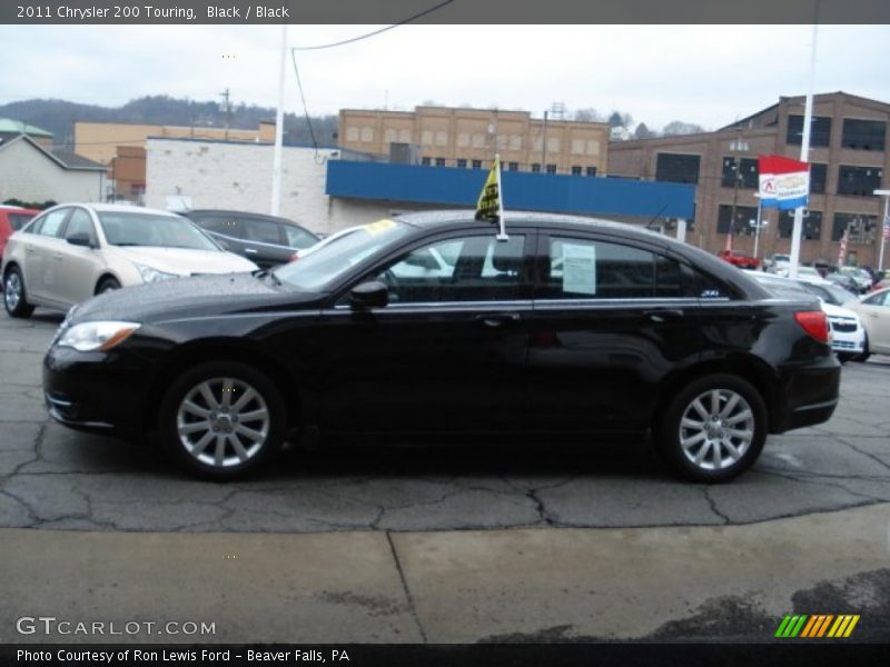 Black / Black 2011 Chrysler 200 Touring