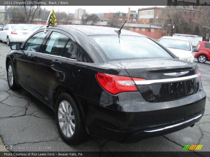 Black / Black 2011 Chrysler 200 Touring
