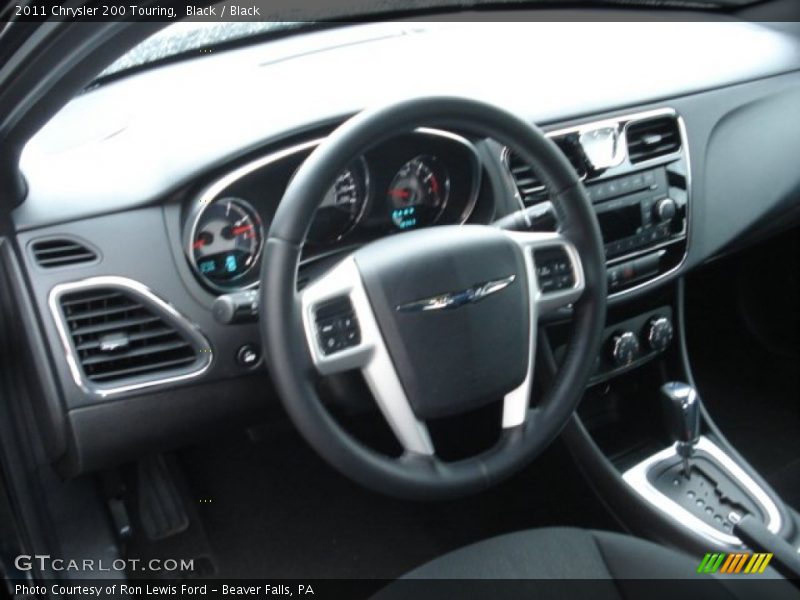 Black / Black 2011 Chrysler 200 Touring