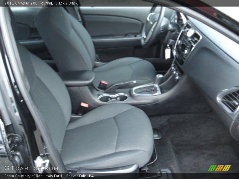 Black / Black 2011 Chrysler 200 Touring