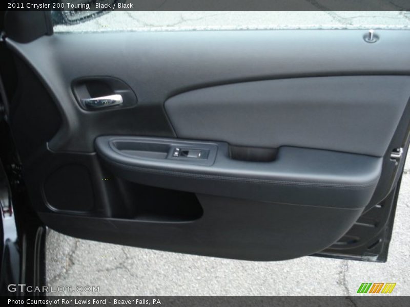 Black / Black 2011 Chrysler 200 Touring