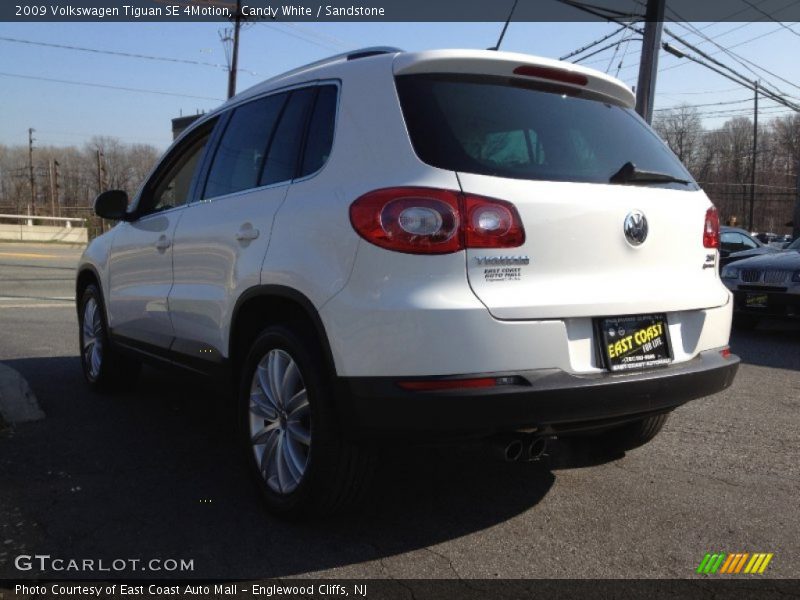 Candy White / Sandstone 2009 Volkswagen Tiguan SE 4Motion