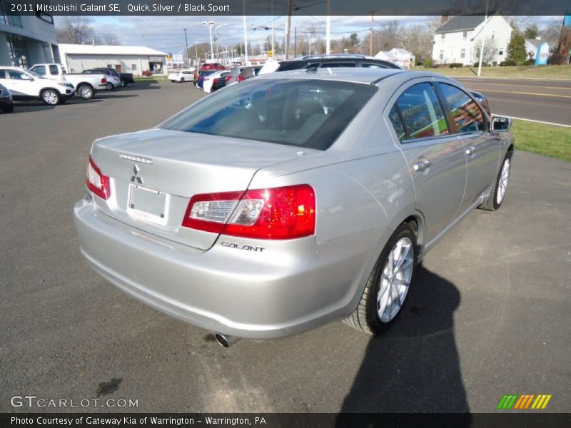 Quick Silver / Black Sport 2011 Mitsubishi Galant SE