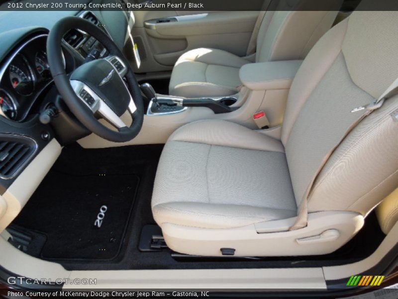  2012 200 Touring Convertible Black Interior