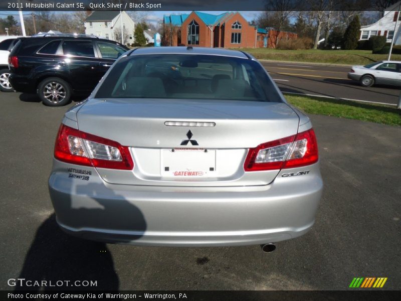 Quick Silver / Black Sport 2011 Mitsubishi Galant SE