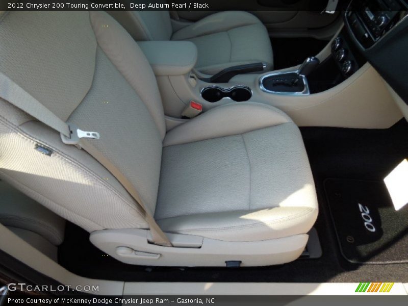 Deep Auburn Pearl / Black 2012 Chrysler 200 Touring Convertible