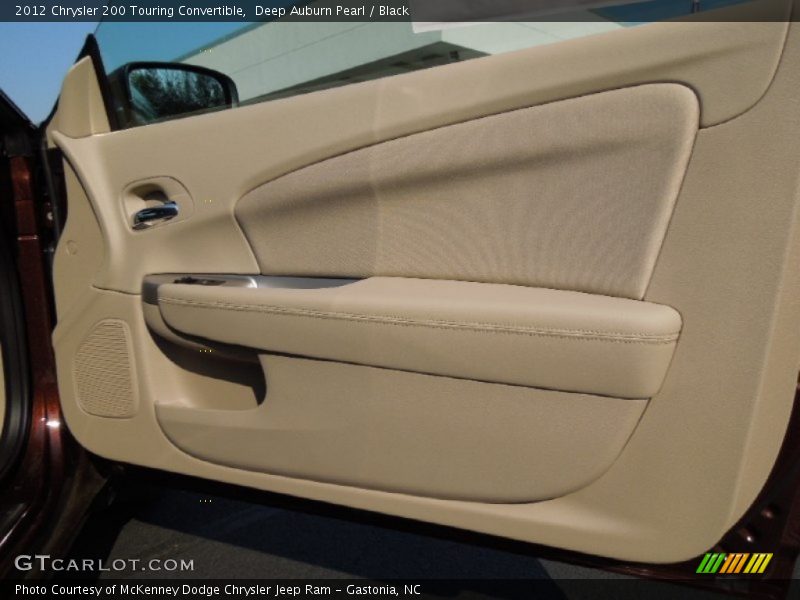 Deep Auburn Pearl / Black 2012 Chrysler 200 Touring Convertible