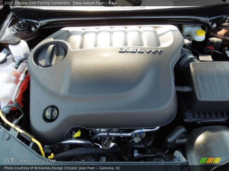 Deep Auburn Pearl / Black 2012 Chrysler 200 Touring Convertible