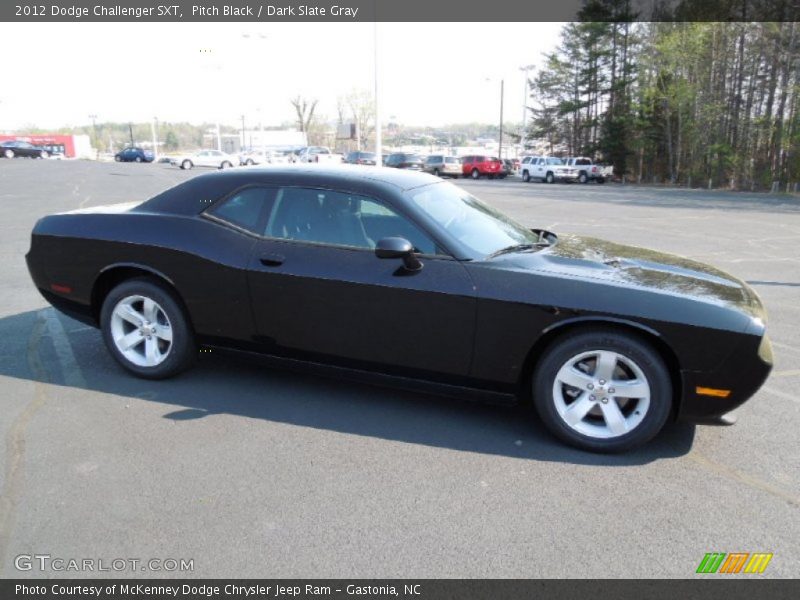 Pitch Black / Dark Slate Gray 2012 Dodge Challenger SXT