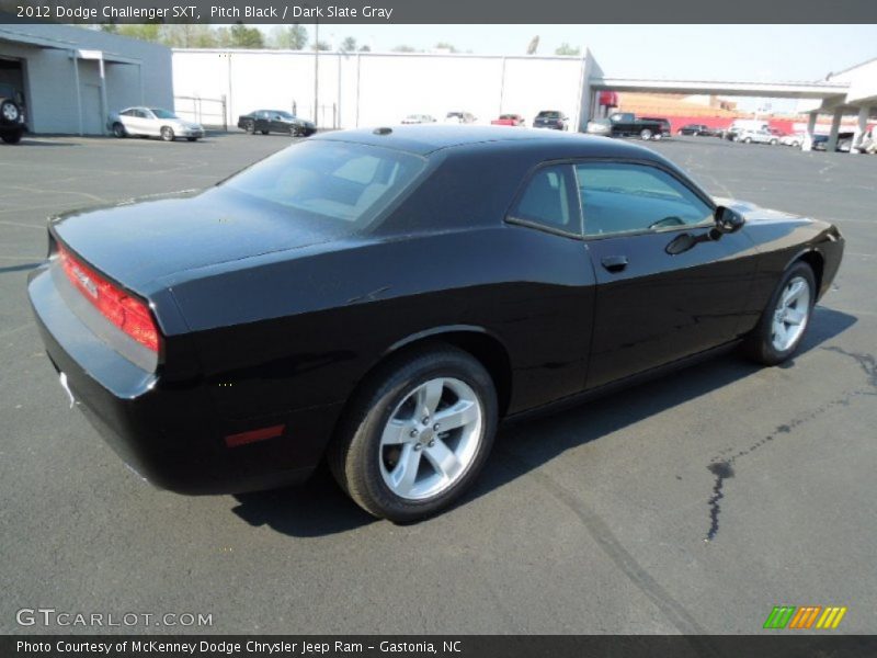 Pitch Black / Dark Slate Gray 2012 Dodge Challenger SXT