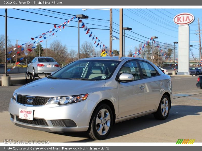 Bright Silver / Stone 2010 Kia Forte EX