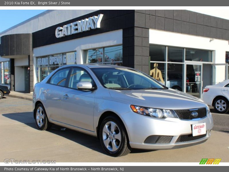 Bright Silver / Stone 2010 Kia Forte EX