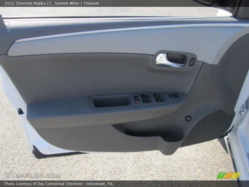 Summit White / Titanium 2012 Chevrolet Malibu LT