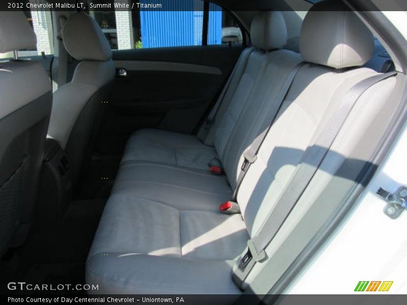 Summit White / Titanium 2012 Chevrolet Malibu LT
