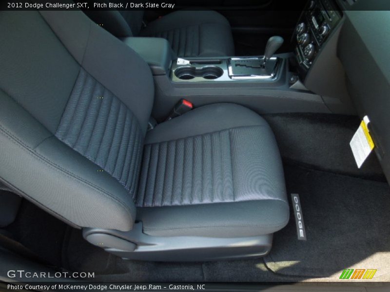 Pitch Black / Dark Slate Gray 2012 Dodge Challenger SXT