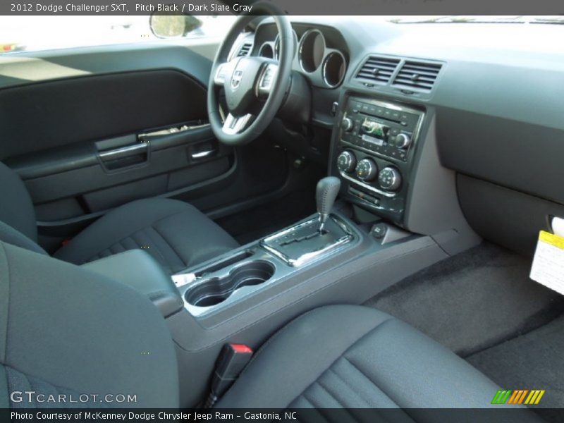 Pitch Black / Dark Slate Gray 2012 Dodge Challenger SXT