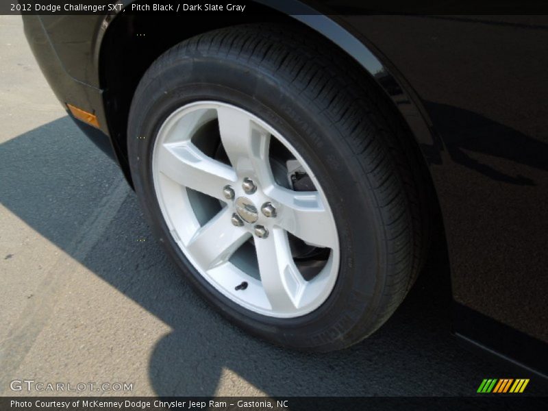 Pitch Black / Dark Slate Gray 2012 Dodge Challenger SXT