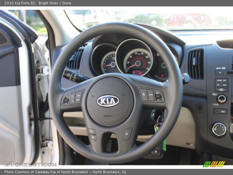 Bright Silver / Stone 2010 Kia Forte EX