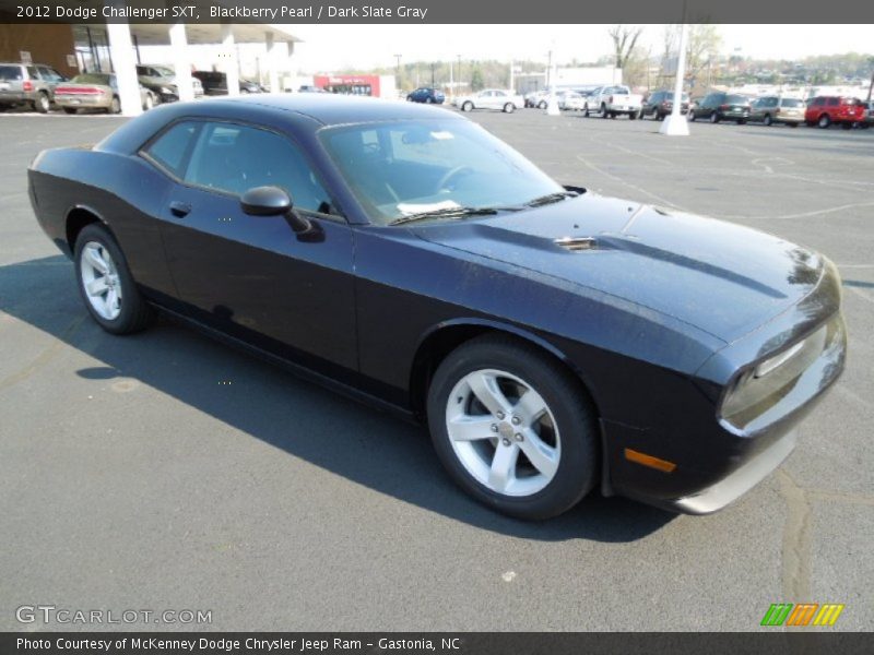 Blackberry Pearl / Dark Slate Gray 2012 Dodge Challenger SXT