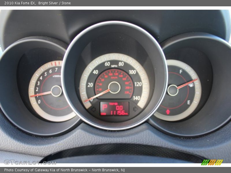 Bright Silver / Stone 2010 Kia Forte EX