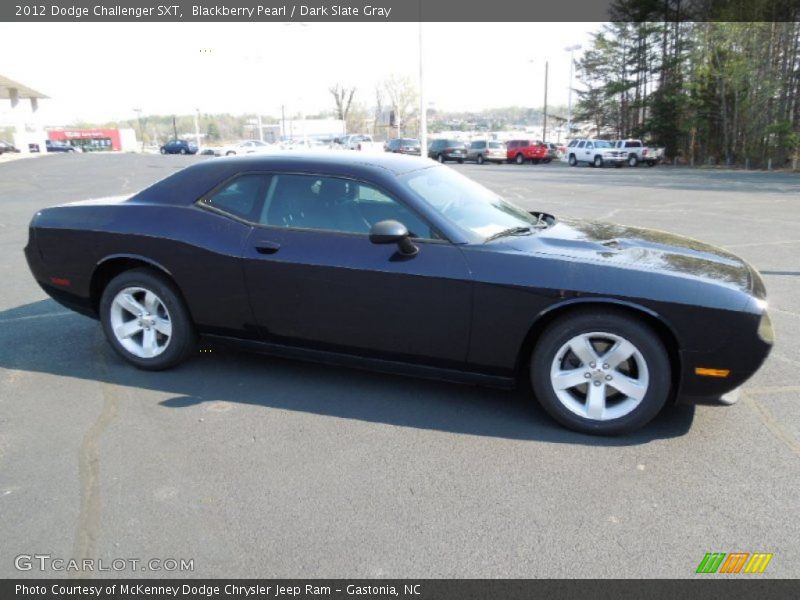 Blackberry Pearl / Dark Slate Gray 2012 Dodge Challenger SXT