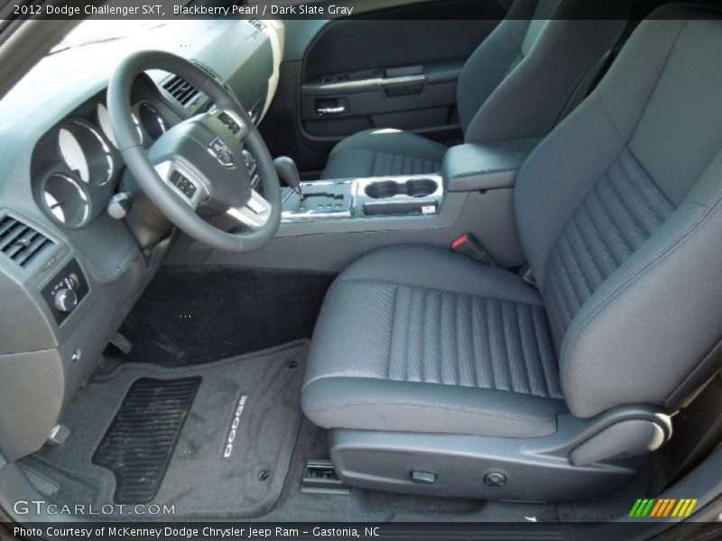 Blackberry Pearl / Dark Slate Gray 2012 Dodge Challenger SXT